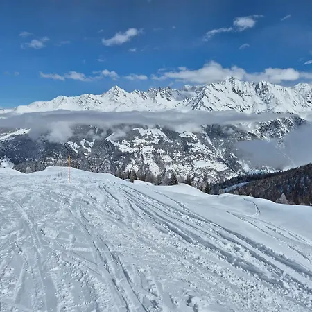 Winter With Stunning View Bruson