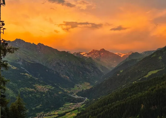 公寓 Winter With Stunning View Bruson