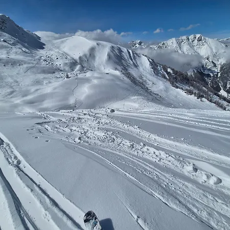 Winter With Stunning View Bruson