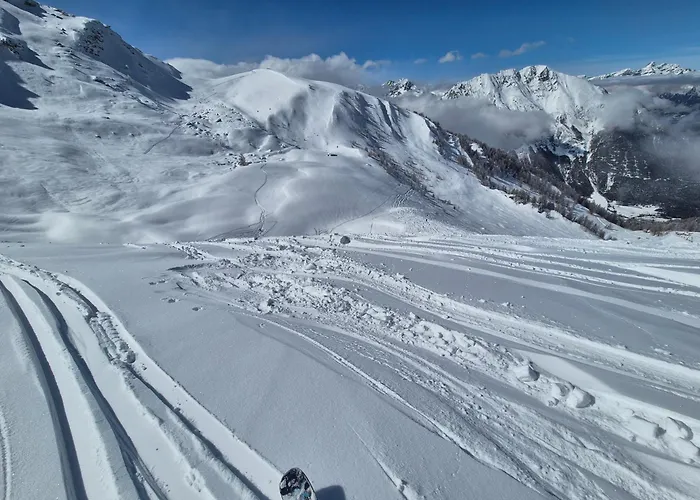 Winter With Stunning View Bruson