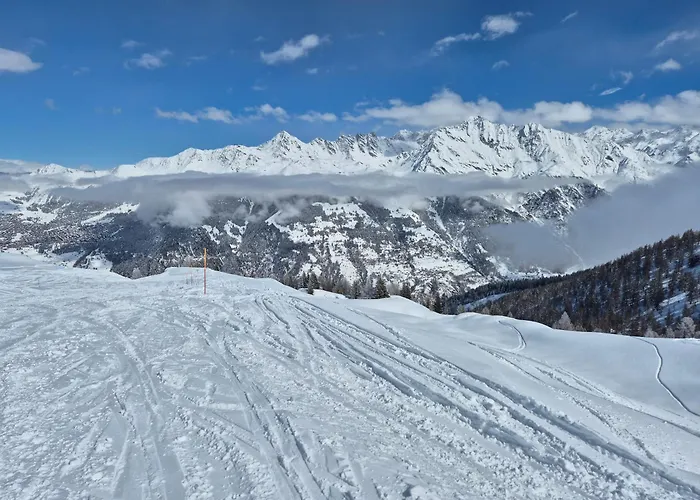 Winter With Stunning View Bruson